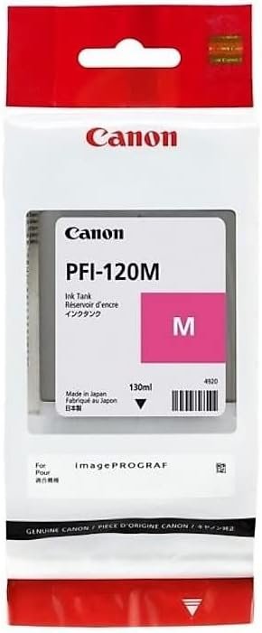 Canon PFI-120M - Cartucho de tinta de rendimiento estándar Magenta (Canon imagePROGRAF TM-300)
